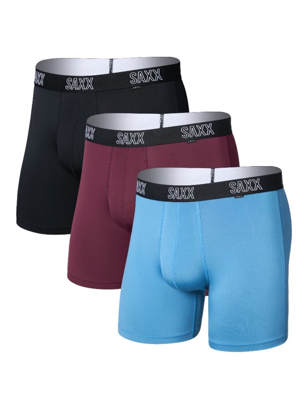 SAXX FREE DropTemp® All Day Cooling (3 Pack) Everyday Boxer Brief 6" Small